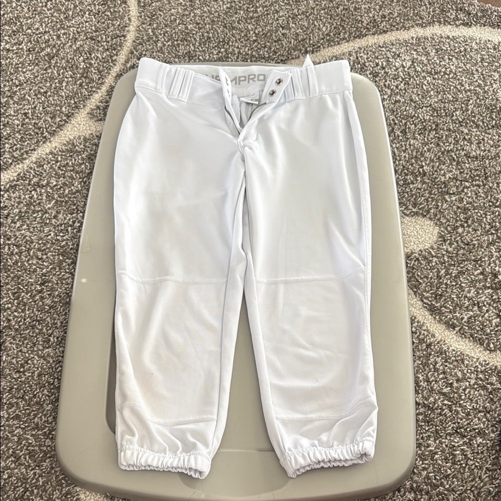 White Champro softball pants